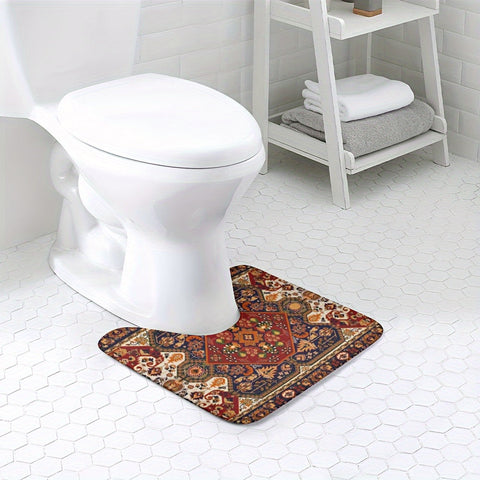 Persisch Inspirierte Badezimmer Teppich Set – Absorbierend und Rutschfest