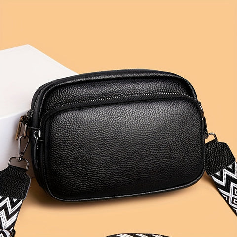 Modische Crossbody-Tasche für Damen – Lässige Umhängetasche mit geometrischem Design