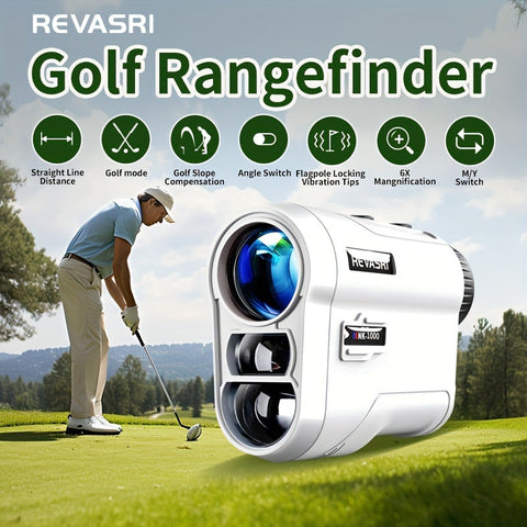 Fortgeschrittener Golfentfernungsmesser - Präzise Messungen mit Neigungsanpassung und Vibrationsfeedback
