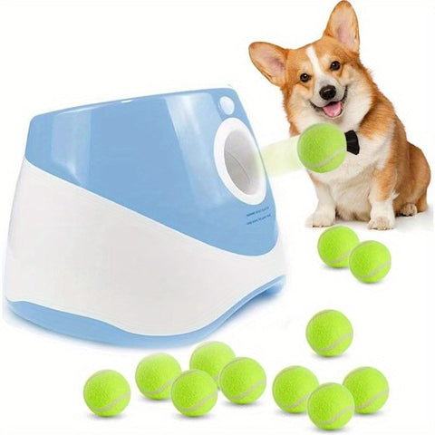 FetchMaster Pro – Interaktive Automatische Hundespielball Launcher mit USB-Ladung