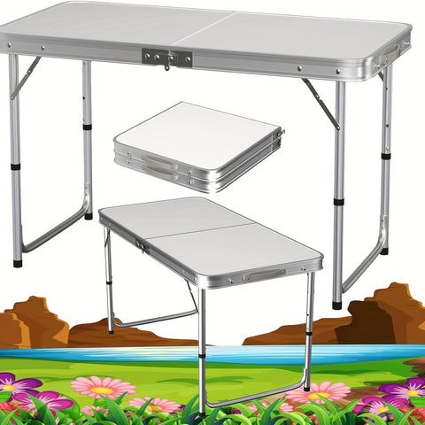 Zusammenklappbarer Campingtisch - Leicht und Tragbar, Ideal für Partys und Outdoor-Aktivitäten