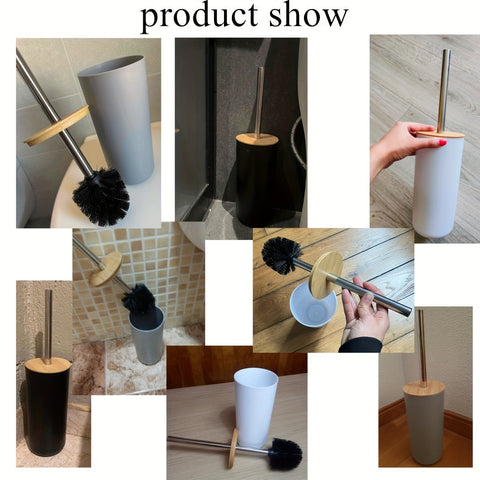 Minimalistische Toilettenbürsten Set – Nachhaltig und Handlich für Badezimmergebrauch
