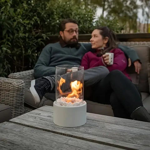 Luna Stilvolle Bio-Ethanol Tischheizung - Wärme und Atmosphäre