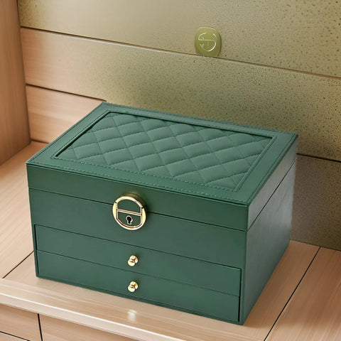 Luxe Mehrschichtige Schmuckbox – Stilvoller & Nachhaltiger Organizer