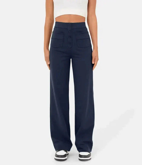 Lotte High-Waist Hose – Stilvoll, Bequem und Lässig