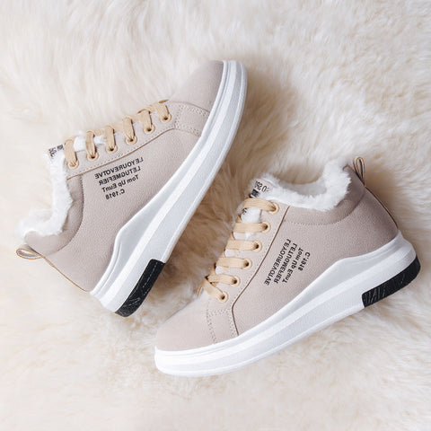 Wolf Warme Sneakers für Damen - Trendy Sneakers für Kalte Tage