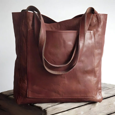 Julienne Leder Shopper - Für Stilvolle und Praktische Tage