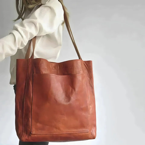 Julienne Leder Shopper - Für Stilvolle und Praktische Tage