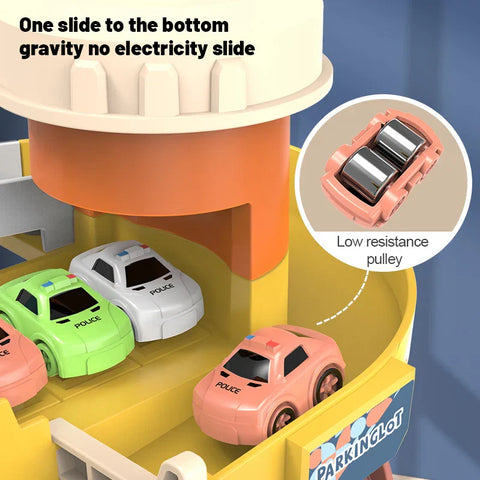 Abenteuerliche Parkgarage – Spielen und Lernen