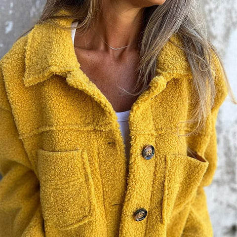 Sannes Gemütlicher Teddyjacke - Für Warme und Stilvolle Tage