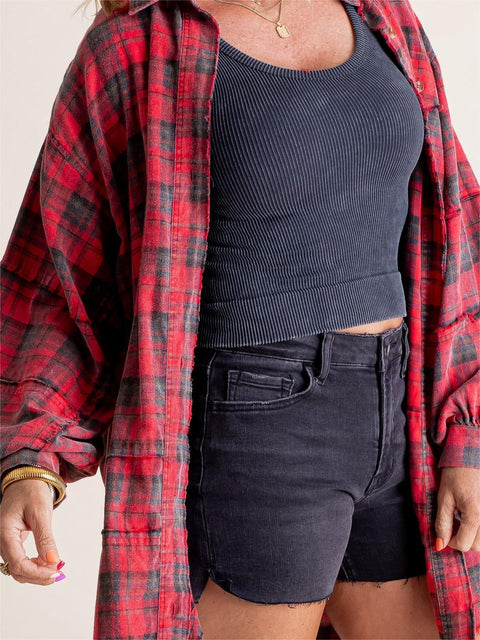 Sarah Casual Overshirt - Bequem und Stilvoll
