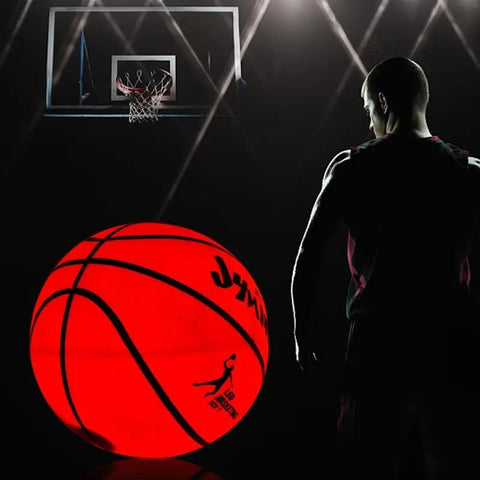 GlowBasket LED Basketball - Spiel im Dunkeln, Strahle im Licht