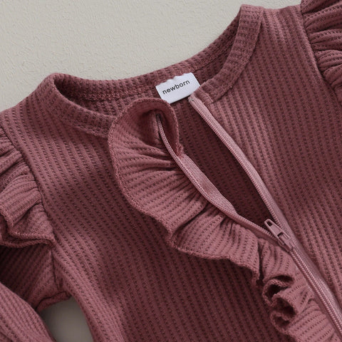 Sofie Rüschenset für Babys – Weicher Jumpsuit mit Verspielten Details