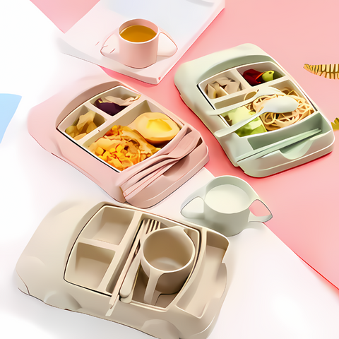Fröhliches Lunchbox-Set - Multifunktional und Gesund