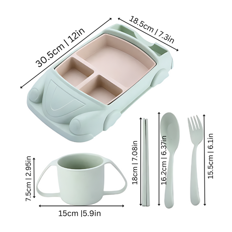 Fröhliches Lunchbox-Set - Multifunktional und Gesund
