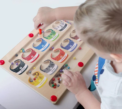 KleurenSort Funboard - Lehrreiches und Interaktives Farben- und Zählspiel