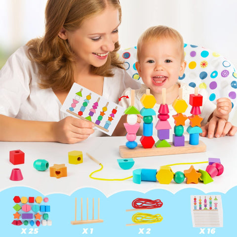 Kreatives Stapelset - Montessori Spielzeug