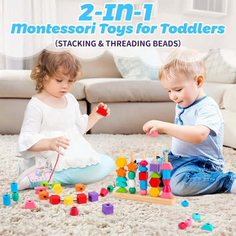 Kreatives Stapelset - Montessori Spielzeug
