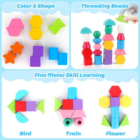Kreatives Stapelset - Montessori Spielzeug