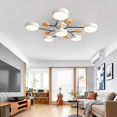 Moderne Skandinavische LED-Deckenlampe – Stilvoll & Nachhaltig