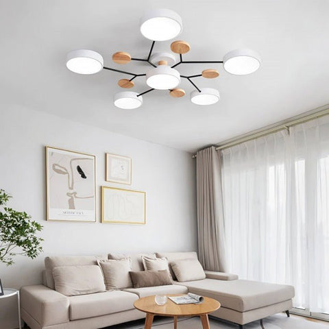 Moderne Skandinavische LED-Deckenlampe – Stilvoll & Nachhaltig