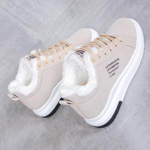 Wolf Warme Sneakers für Damen - Trendy Sneakers für Kalte Tage