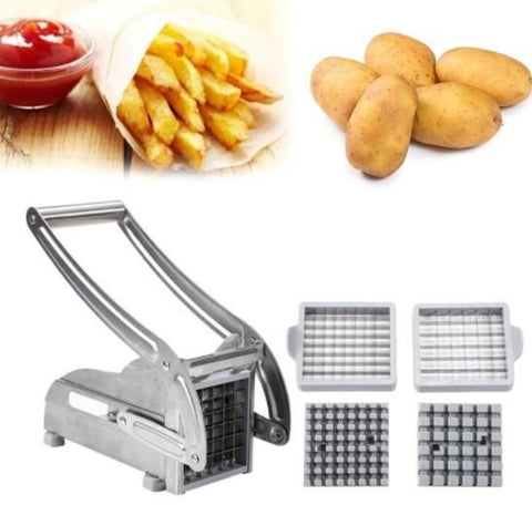 ProSlice Kartoffel- und Pommes Schneider – Perfekt Geschnittene Pommes in Einem Zug