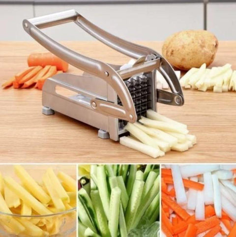 ProSlice Kartoffel- und Pommes Schneider – Perfekt Geschnittene Pommes in Einem Zug