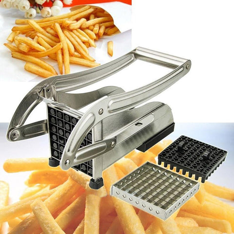 ProSlice Kartoffel- und Pommes Schneider – Perfekt Geschnittene Pommes in Einem Zug