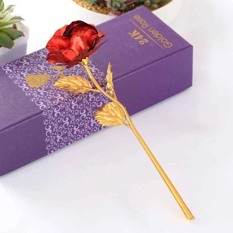 Ewige Romantik Goldene Rose - Für Unsterbliche Liebe am Valentinstag