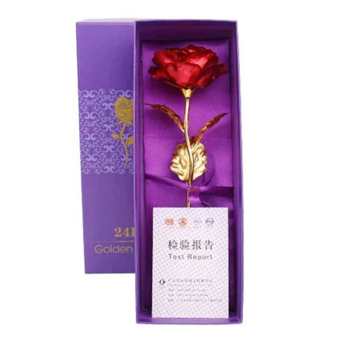 Ewige Romantik Goldene Rose - Für Unsterbliche Liebe am Valentinstag