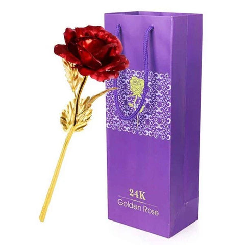 Ewige Romantik Goldene Rose - Für Unsterbliche Liebe am Valentinstag