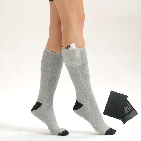 HeatWave Heizsocken – Wiederaufladbar, Warm und Bequem