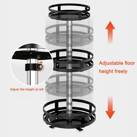 KitchenSpin Pro - 360° rotierendes Aufbewahrungsregal