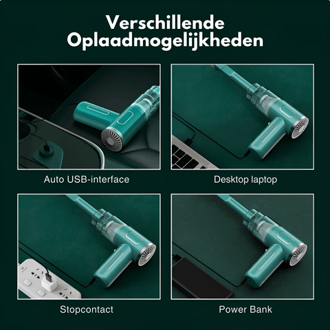 PowerCleaner - Drahtloser Auto-Staubsauger