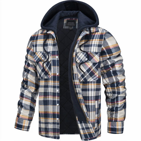 Explorer Flanellen Winterjacke - Warm und Robust für Außenabenteuer