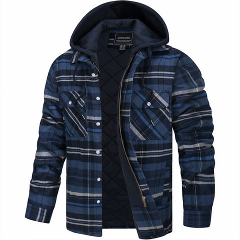 Explorer Flanellen Winterjacke - Warm und Robust für Außenabenteuer