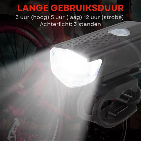 VoltBeam USB Fahrradlicht Set – Sicherheit und Komfort mit wiederaufladbaren Batterien