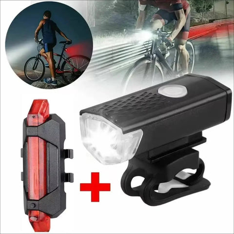 VoltBeam USB Fahrradlicht Set – Sicherheit und Komfort mit wiederaufladbaren Batterien