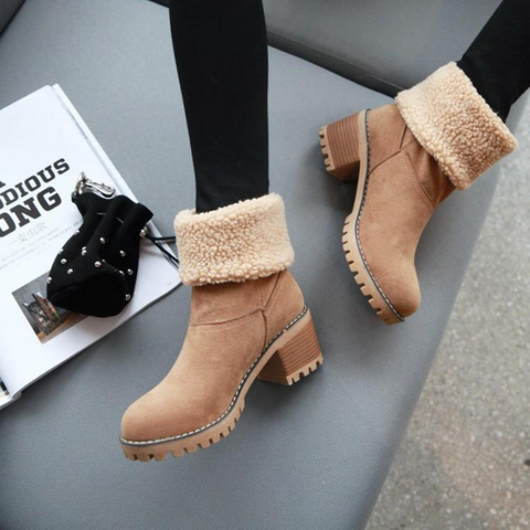 Winter Luxe Damenstiefel – Wärme und Stil für kalte Tage