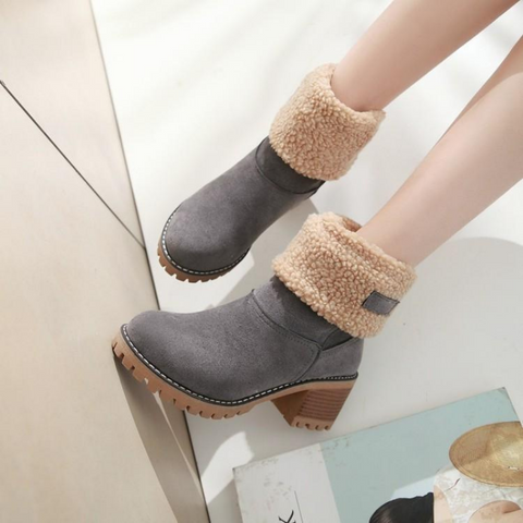 Winter Luxe Damenstiefel – Wärme und Stil für kalte Tage