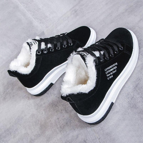Wolf Warme Sneakers für Damen - Trendy Sneakers für Kalte Tage