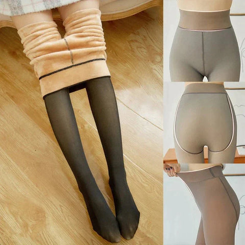 Wolf Extra Warme Leggings - Bequem und Stilvoll für Kalte Tage