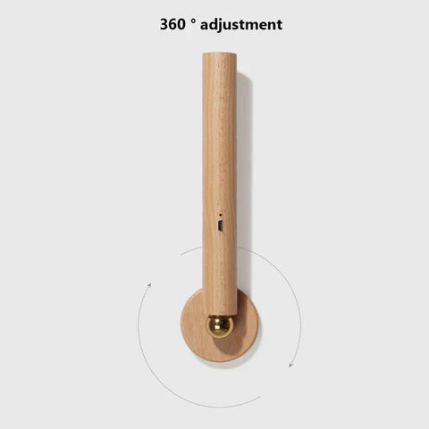 Aura Holz Wandlampe - Für Stimmungsvolle Flexible Beleuchtung