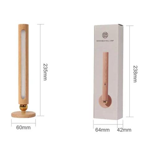 Aura Holz Wandlampe - Für Stimmungsvolle Flexible Beleuchtung