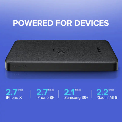 Drahtloses Schnelllade-Powerbank – 10.000mAh Doppelausgang