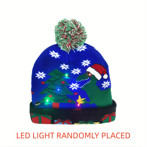 Frostige LED Weihnachtsmützen - Beleuchtet und Fröhlich für die Feiertage