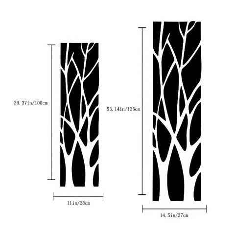 NatureLine 3D Acryl Wanddekoration – Einzigartiges Zweigdesign für Wohnzimmer und Flur