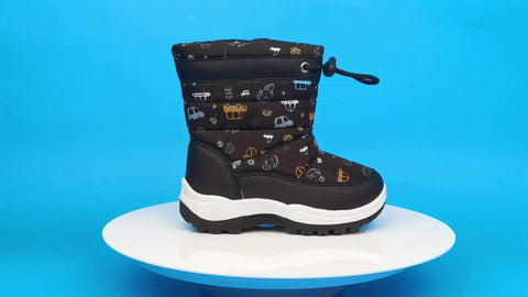 Verspielte Abenteurer Schneestiefel für Kinder - Warm und Sicher für Draußen