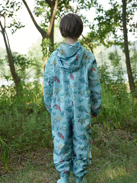 Süßes Dinosaurier-Regenanzug für Kinder – Schützend und Bequem für Abenteuer im Freien